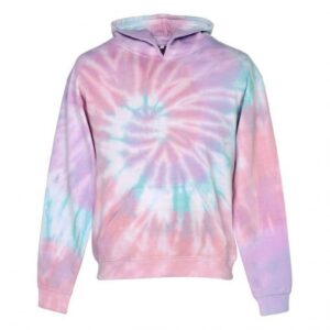 Youth Tie Dye Hoodie Pullover | Unisex | Trendy and Colorful Design