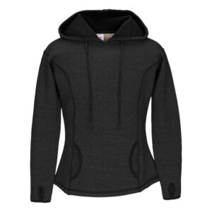 Womens Hoodie with Vibrant Neon Inner Hood and Drawstring - Stylish Comfort for Every Occasion