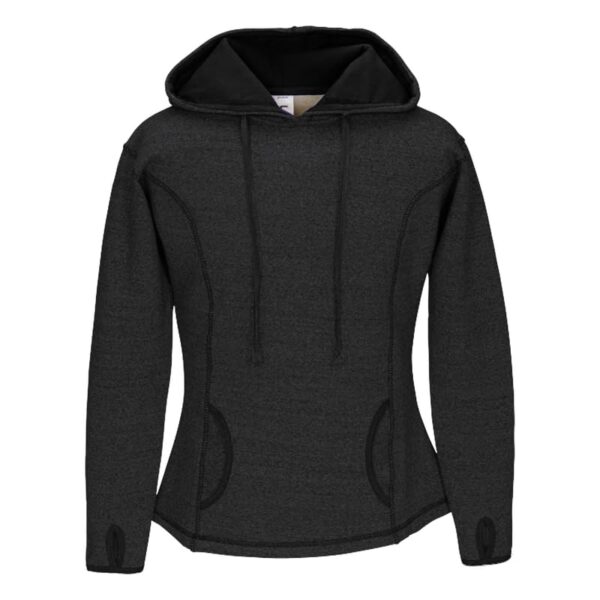 Womens Hoodie with Vibrant Neon Inner Hood and Drawstring - Stylish Comfort for Every Occasion