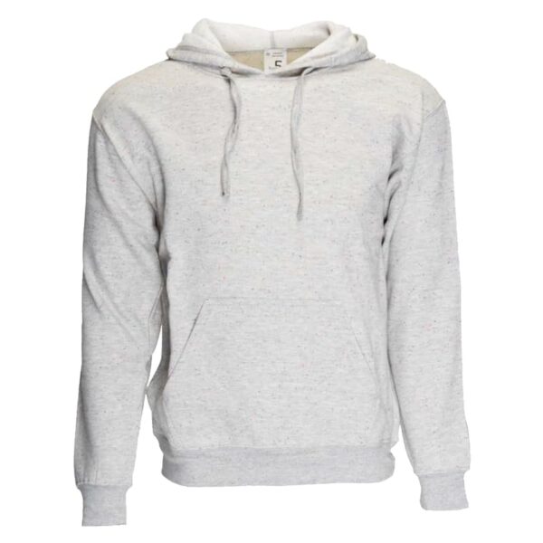 Speckled Bi-Blend Hoodie - Unisex Pullover with Deep Pouch Pockets
