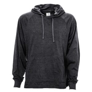Unisex Lightweight Jersey Hoodie with 1x1 Rib Cuffs and Hem