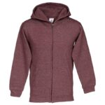 Comfort and Style Unite: Tri-Blend Hoodie for Boys with Durable Double Needle Stitching