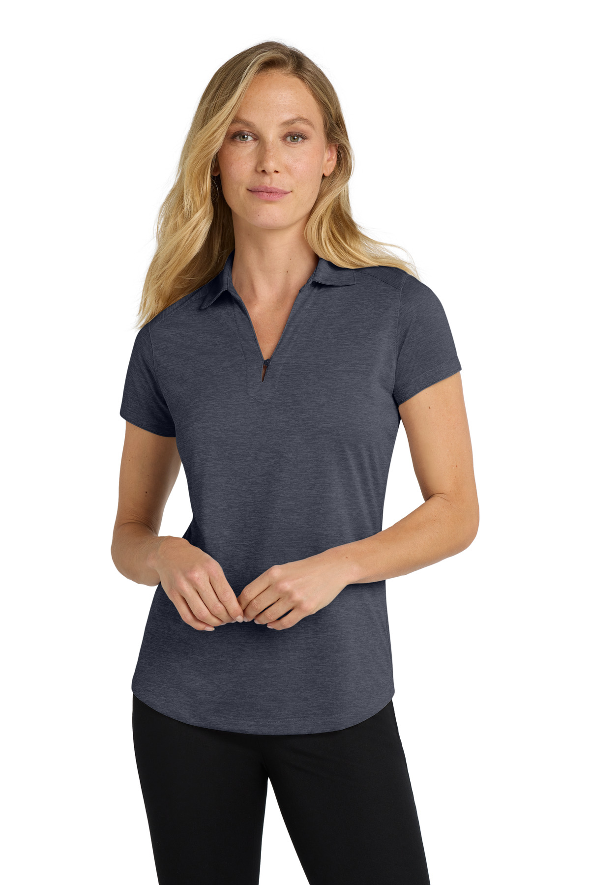 Port Authority® Women's Digi Heather Performance Polo