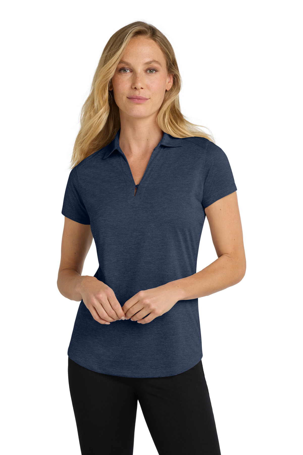 Port Authority® Women's Digi Heather Performance Polo