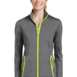 Sport-Tek® Women's Sport-Wick® Stretch Contrast Full-Zip Jacket