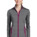 Sport-Tek® Women's Sport-Wick® Stretch Contrast Full-Zip Jacket