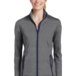 Sport-Tek® Women's Sport-Wick® Stretch Contrast Full-Zip Jacket