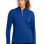 Sport-Tek® Women's Sport-Wick® Textured 1/4-Zip Pullover