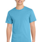 Port & Co Essential Tee. PC61 - Aquatic Blue
