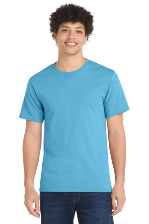 Port & Co Essential Tee. PC61 – Aquatic Blue /