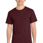 Port & Co Essential Tee. PC61 – Athletic Maroon /