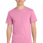Port & Co Essential Tee. PC61 – Candy Pink / M
