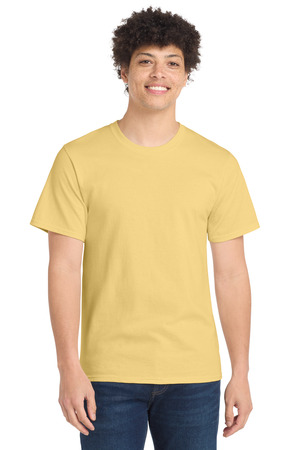 Port & Co Essential Tee. PC61 – Daffodil Yellow / XL