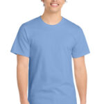 Port & Co Essential Tee. PC61 – Light Blue / M