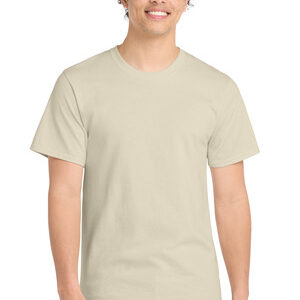 Port & Co Essential Tee. PC61 – Natural / M