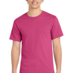 Port & Co Essential Tee. PC61 – Sangria / M