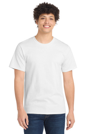 Port & Co Essential Tee. PC61 – White /