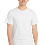 Port & Co Essential Tee. PC61 – White /