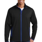 Sport-Tek® Sport-Wick® Stretch Contrast Full-Zip Jacket
