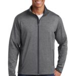 Sport-Tek® Sport-Wick® Stretch Contrast Full-Zip Jacket