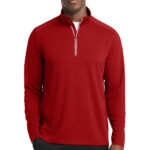Sport-Tek® Sport-Wick® Textured 1/4-Zip Pullover