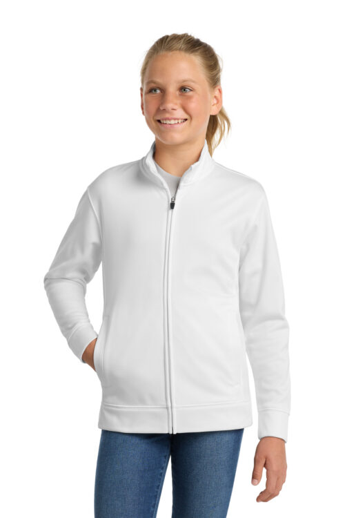 Sport-Tek® Youth Sport-Wick® Fleece Full-Zip Jacket