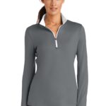 Nike Women's Dri-FIT Stretch 1/2-Zip Cover-Up