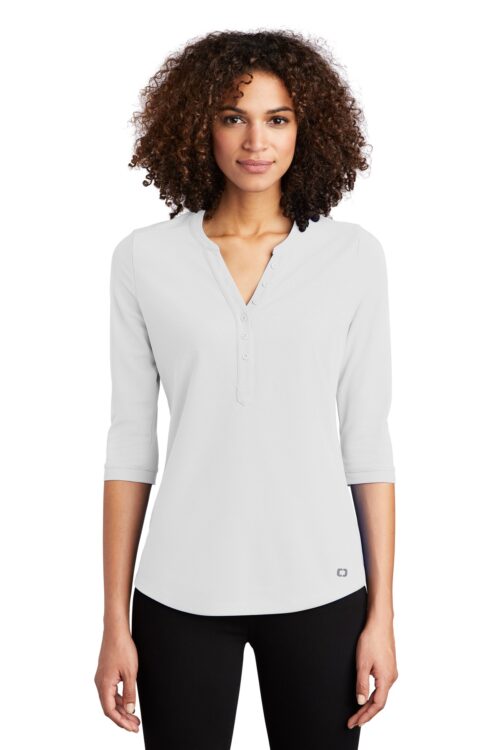 OGIO® Women's Jewel Henley LOG104 (LOG104)