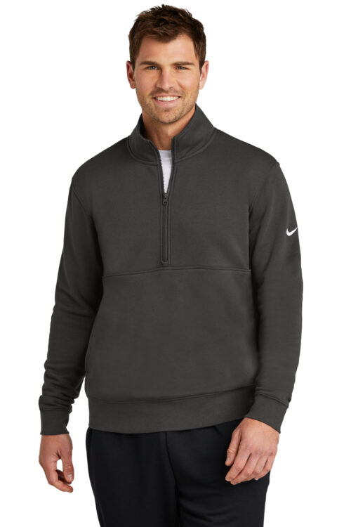 Nike Club Fleece Sleeve Swoosh 1/2-Zip NKDX6718 (NKDX6718)