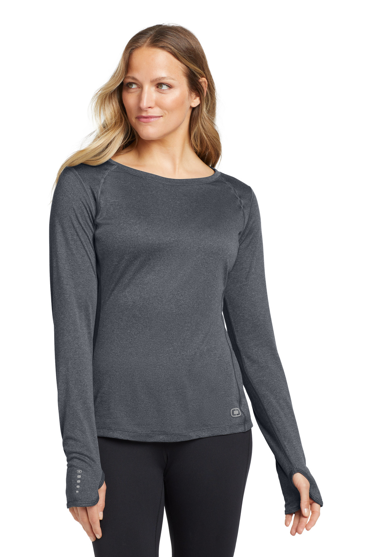 OGIO® Women's Long Sleeve Pulse Crew