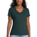 Port & Co Women's Performance Blend V-Neck Tee