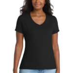 Port & Co Women's Performance Blend V-Neck Tee