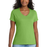 Port & Co Women's Performance Blend V-Neck Tee