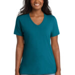 Port & Co Women's Core Cotton V-Neck Tee