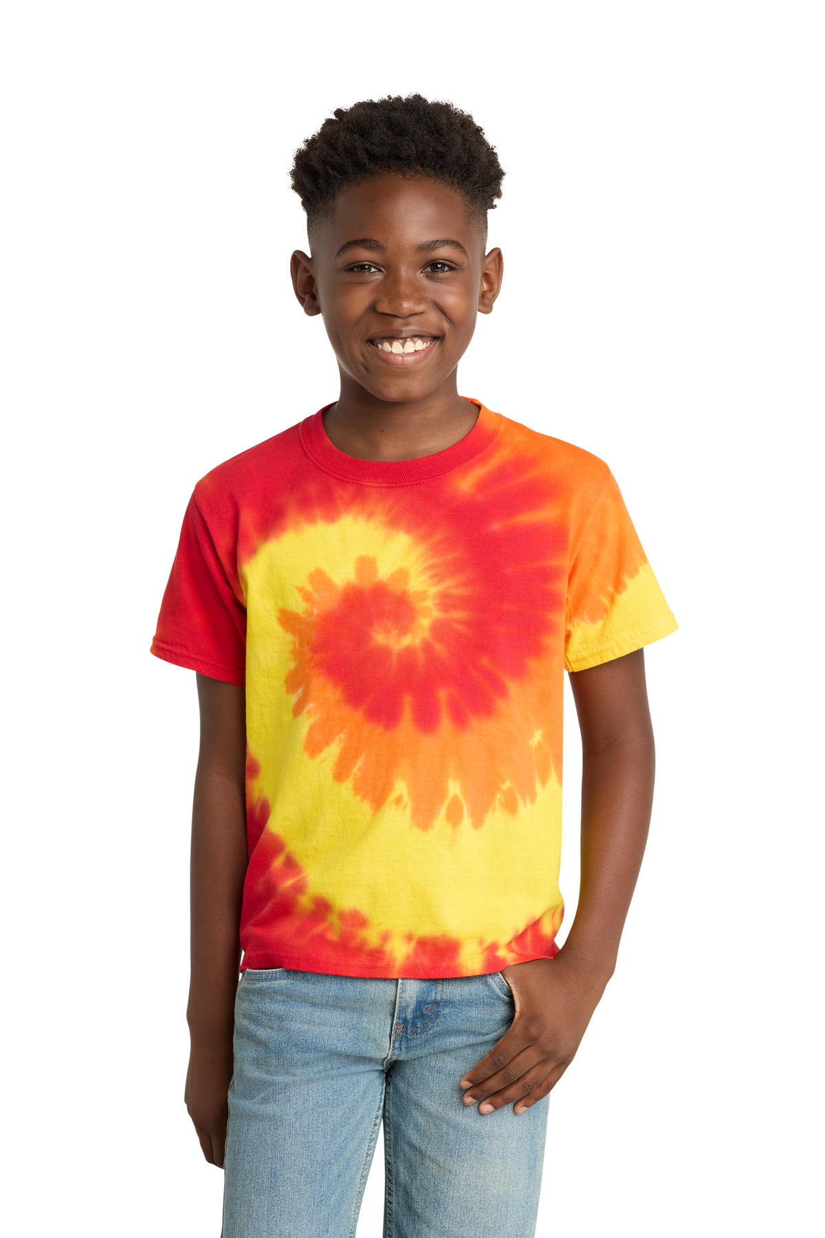 Port & Co Youth Tie-Dye Tee