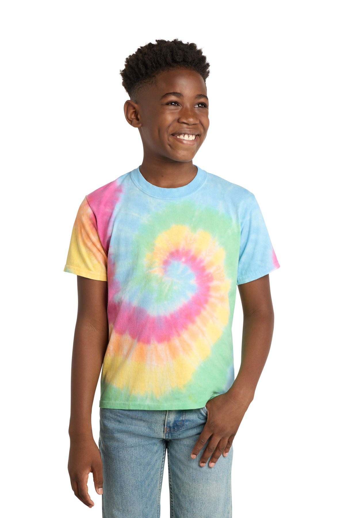 Port & Co Youth Tie-Dye Tee