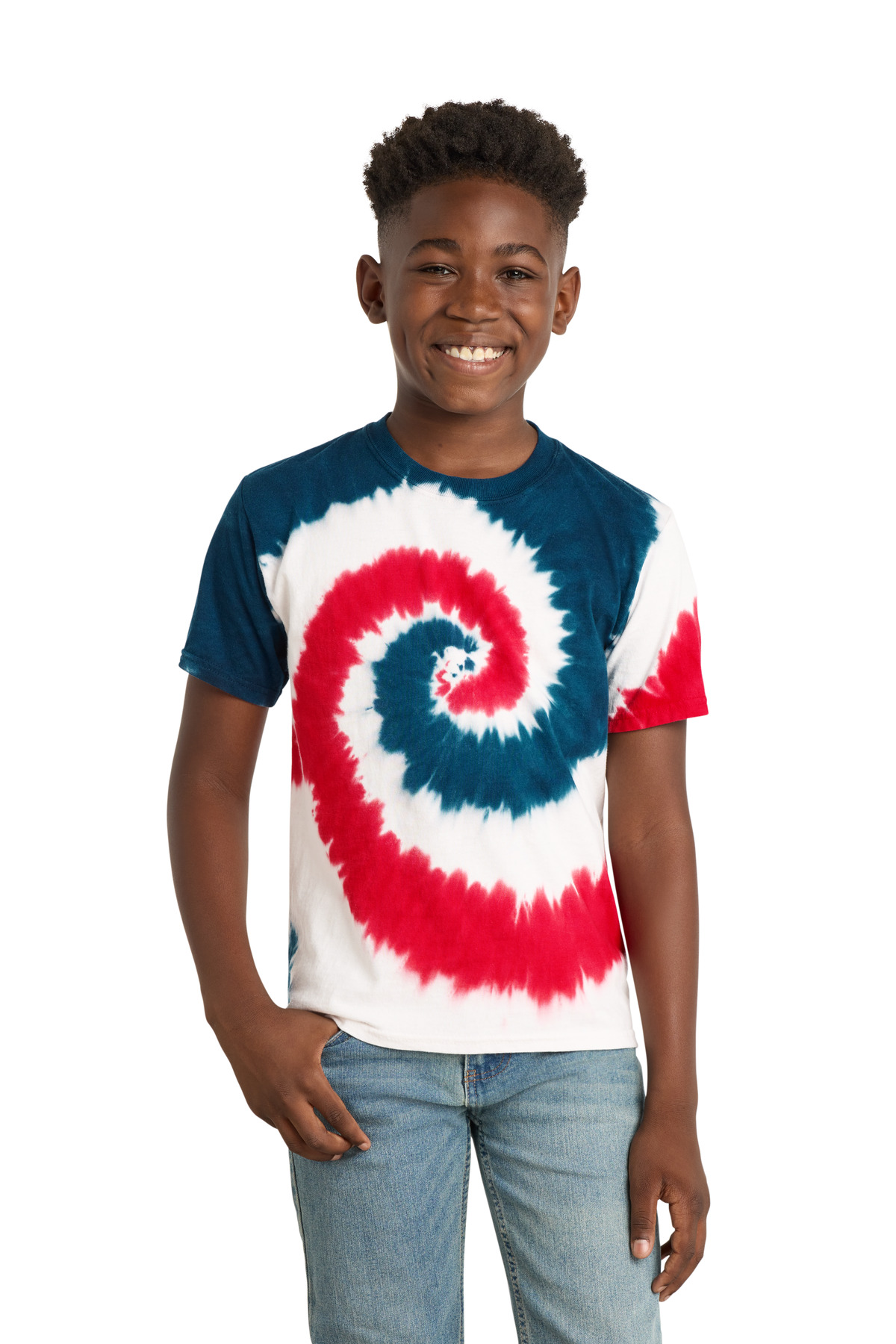 Port & Co Youth Tie-Dye Tee
